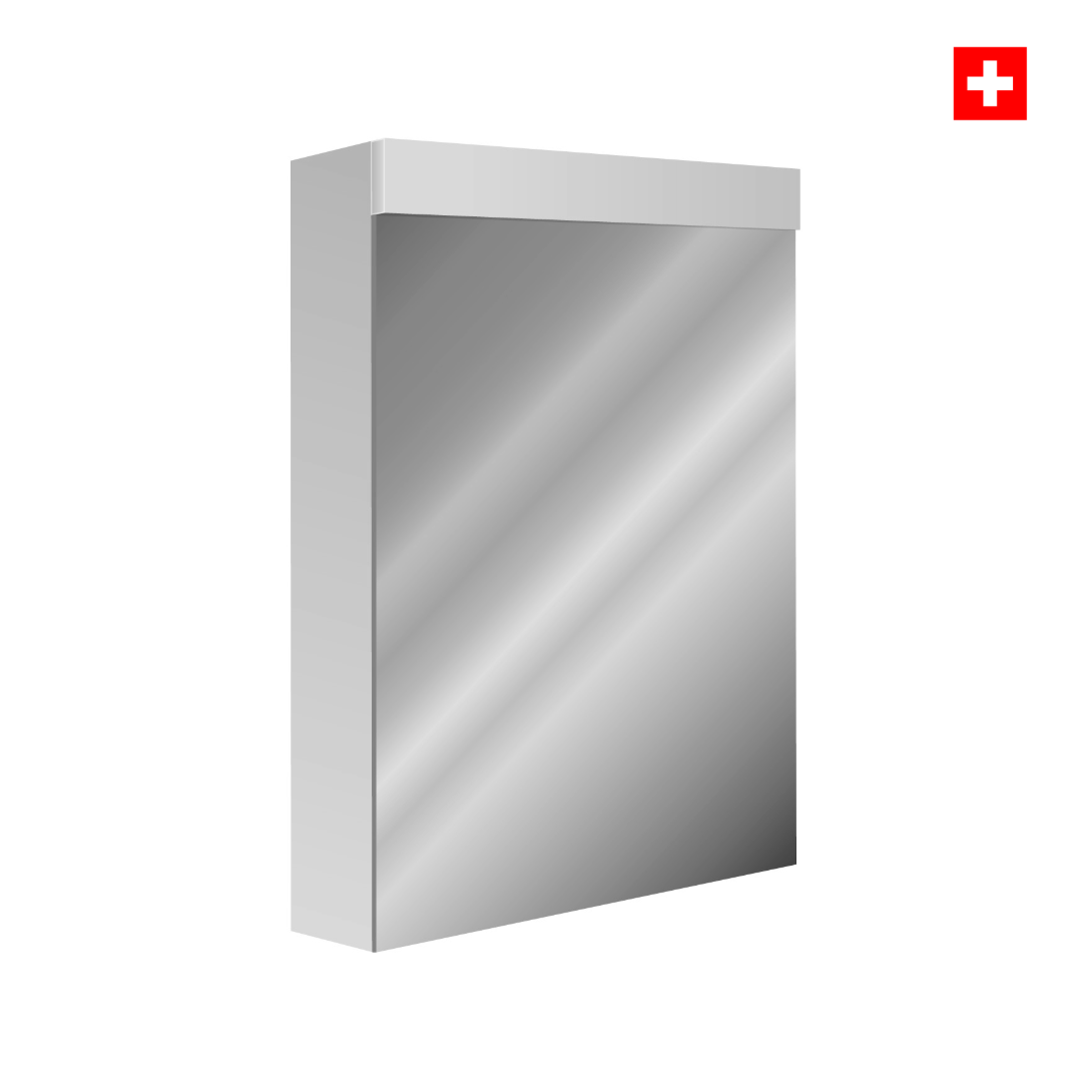 Spiegelschrank Sidler Avono Novo 50cm, LED Beleuchtung oben, CH-Standard