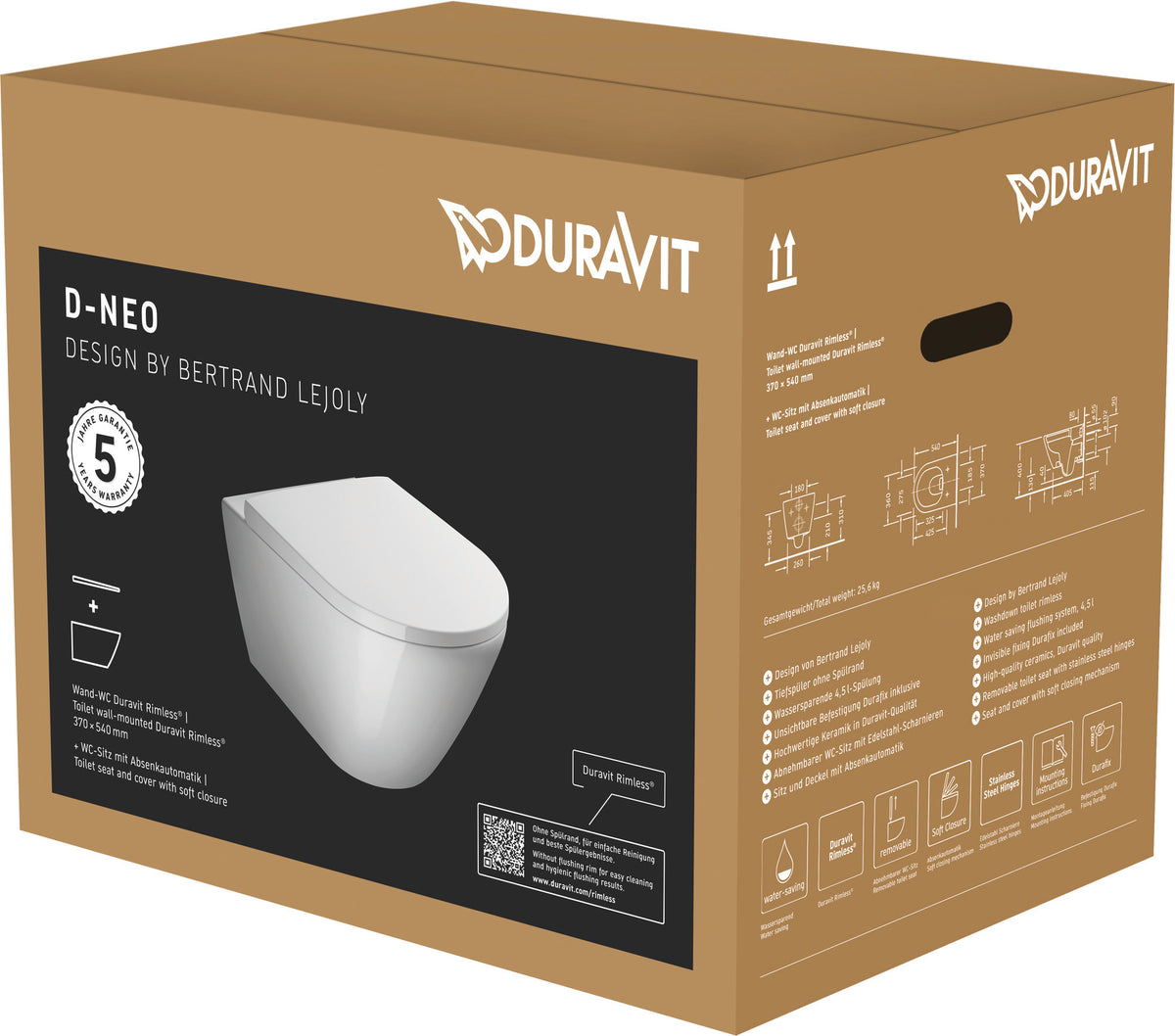 Set per WC sospeso, Geberit Acanto con sciacquone Turboflush