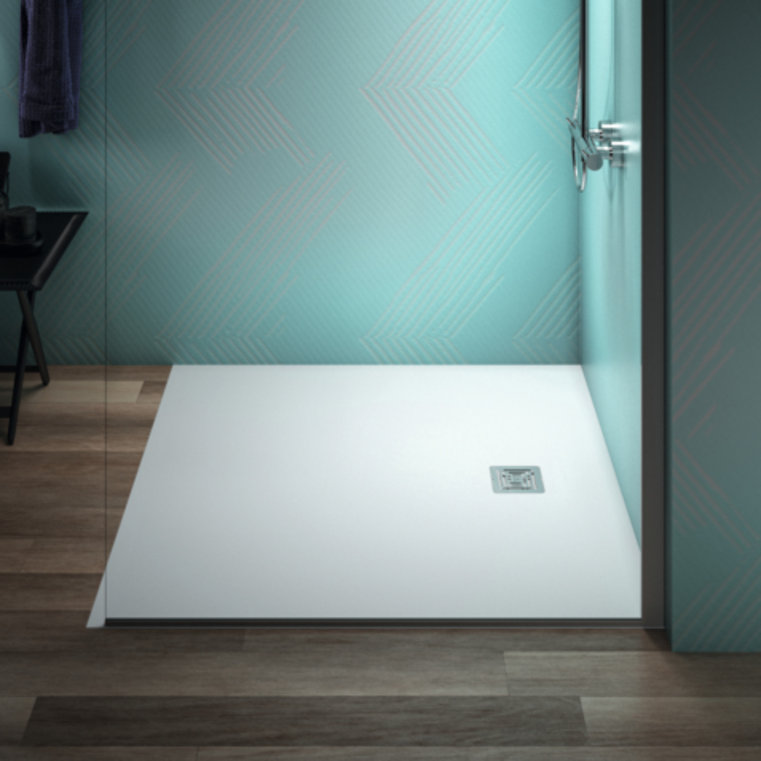 Duschwanne quadratisch Flat S+, 100x100x3cm