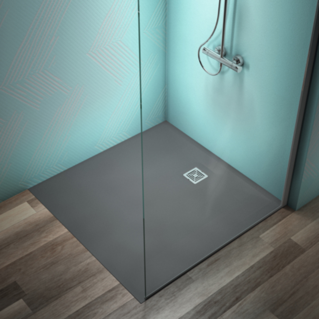 Duschwanne quadratisch Flat S+, 100x100x3cm