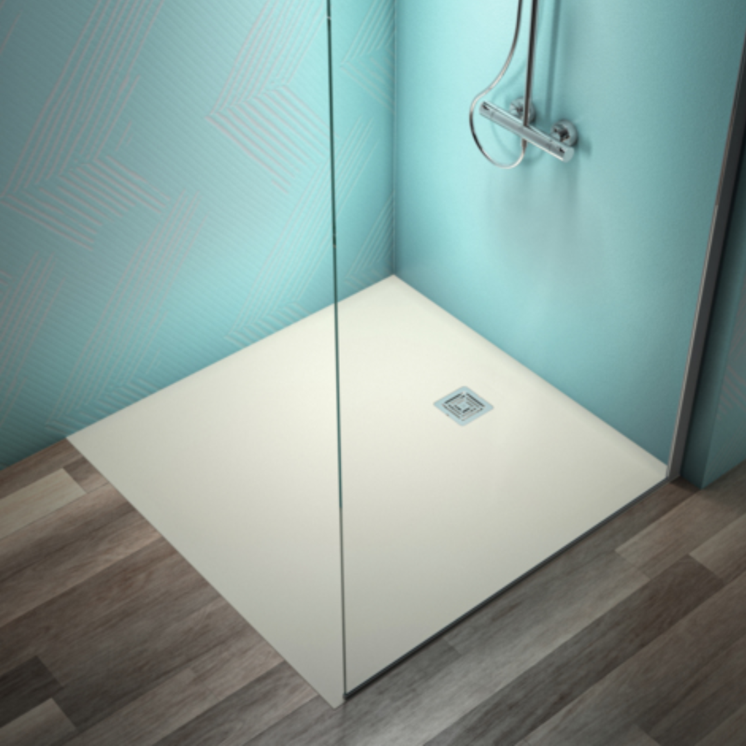 Duschwanne quadratisch Flat S+, 100x100x3cm