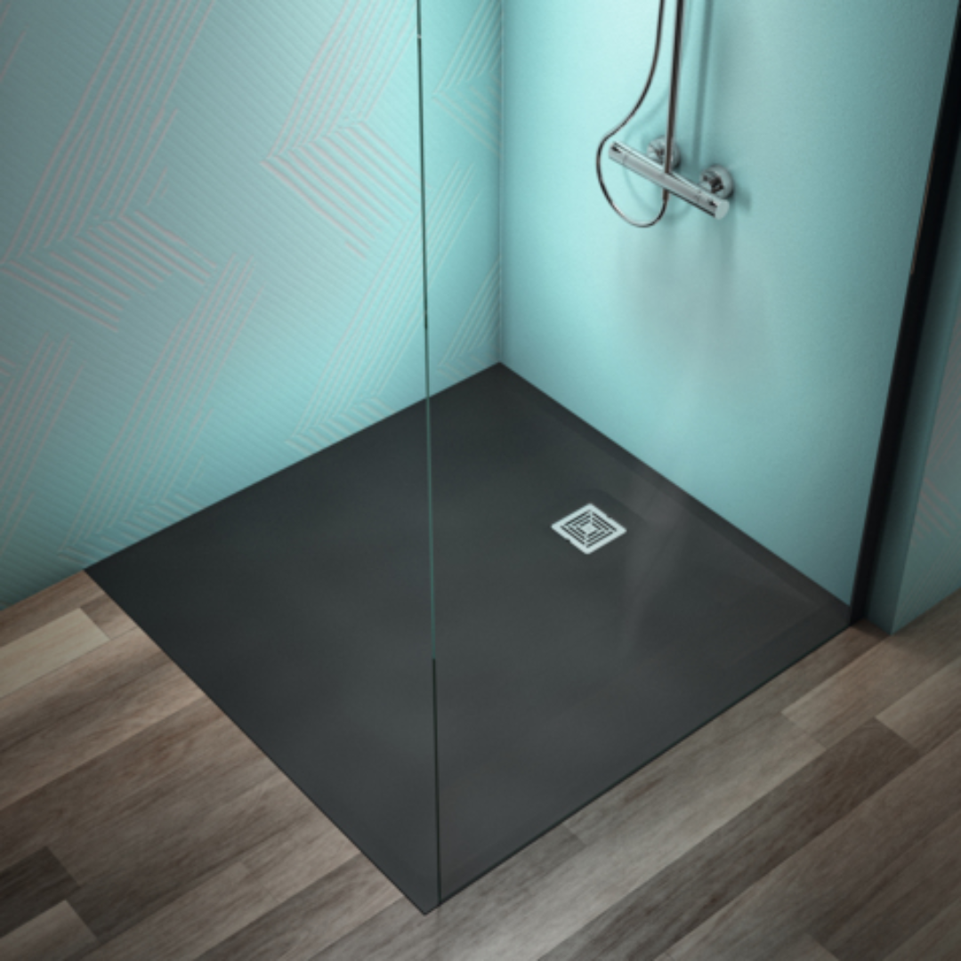 Duschwanne quadratisch Flat S+, 100x100x3cm
