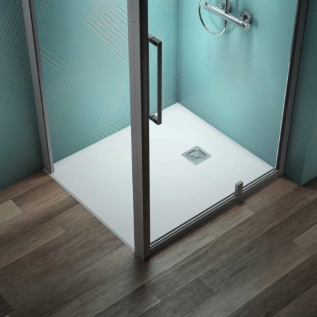 Duschwanne rechteckig Flat S+, 100x80x3cm