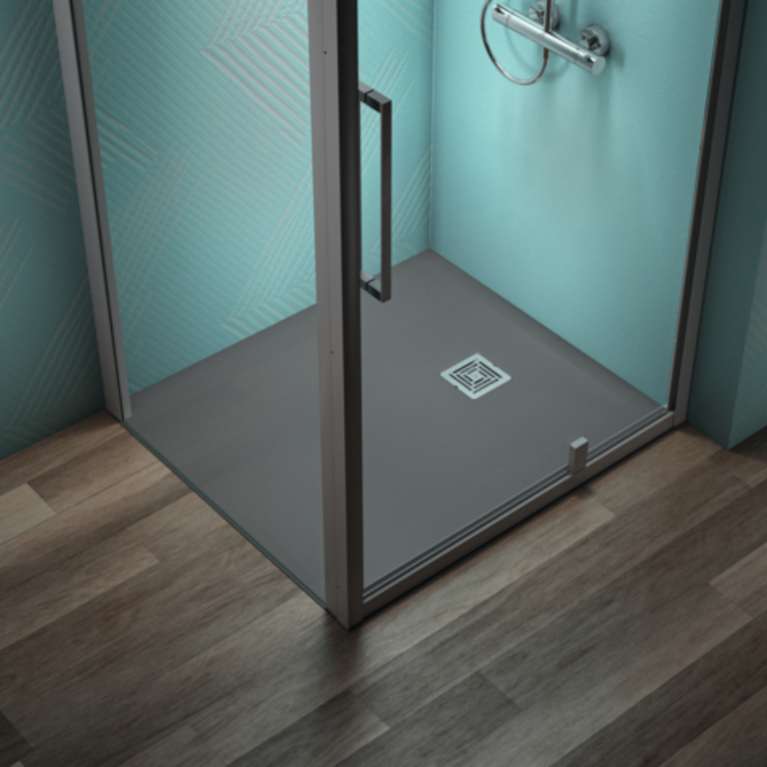 Duschwanne rechteckig Flat S+, 100x80x3cm