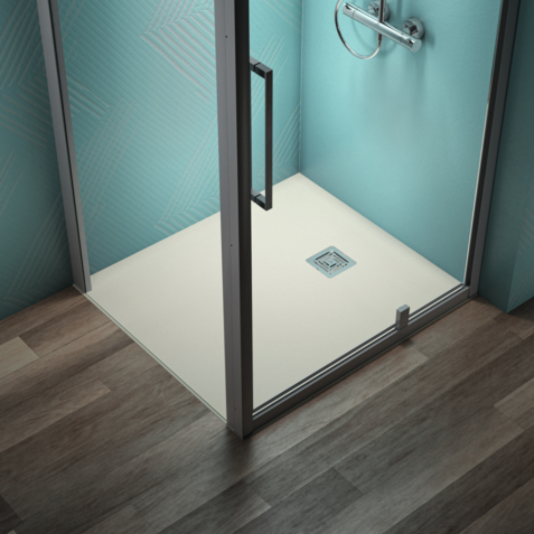 Duschwanne rechteckig Flat S+, 100x80x3cm