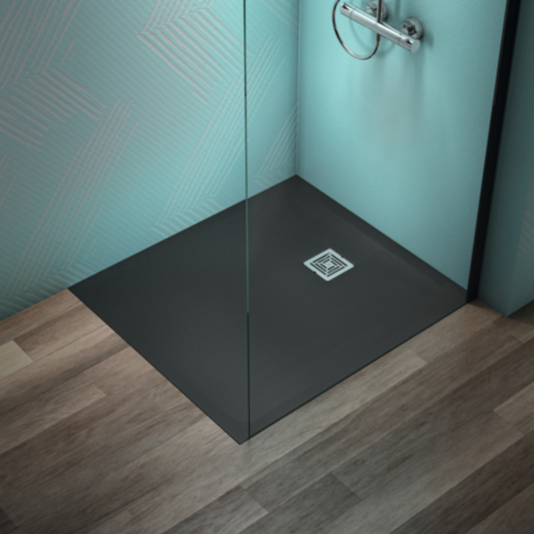 Duschwanne rechteckig Flat S+, 100x80x3cm