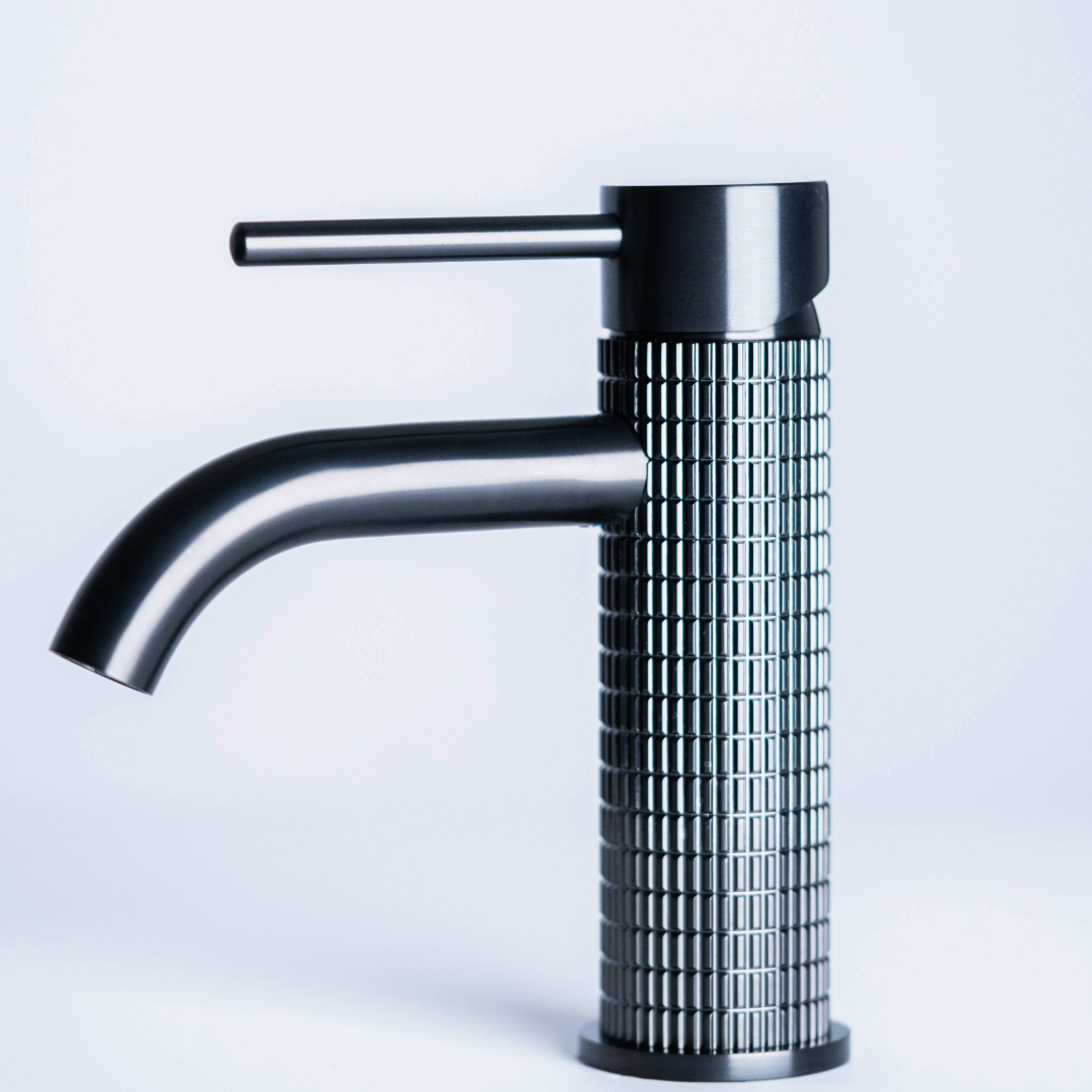 Mitigeur de lavabo VFG Premium en acier inoxydable - Medium sans vidage