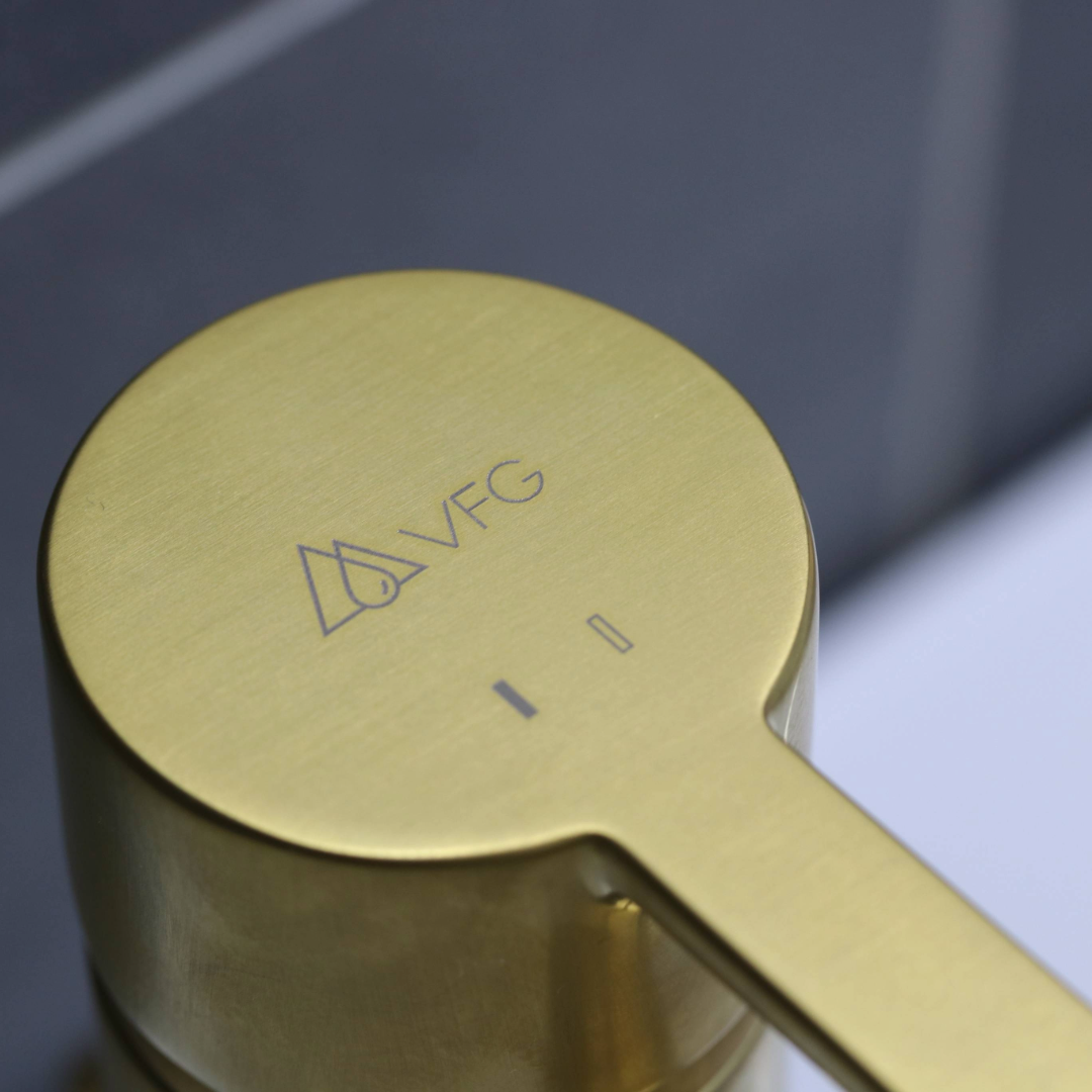 Waschtischarmatur VFG Prestige gold - Tall ohne Ablaufventil, CH-Standard