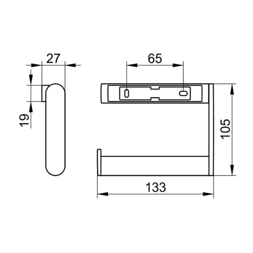 Toilettenpapierhalter Keuco Plan