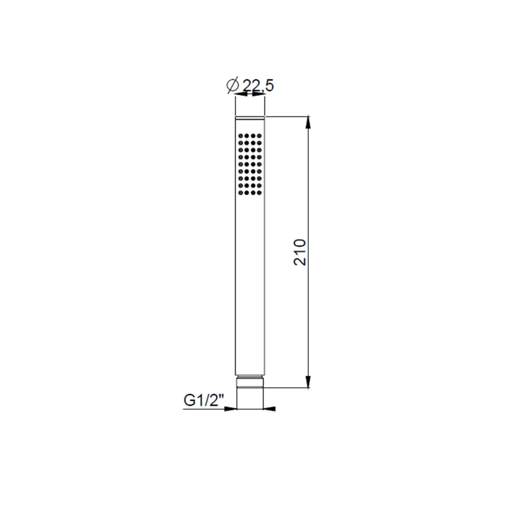 Stabhandbrause VFG 210 1-Jet