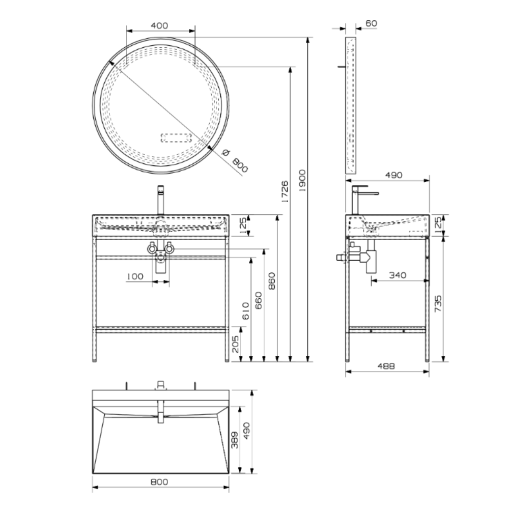 Unterbau City Style Minimalist