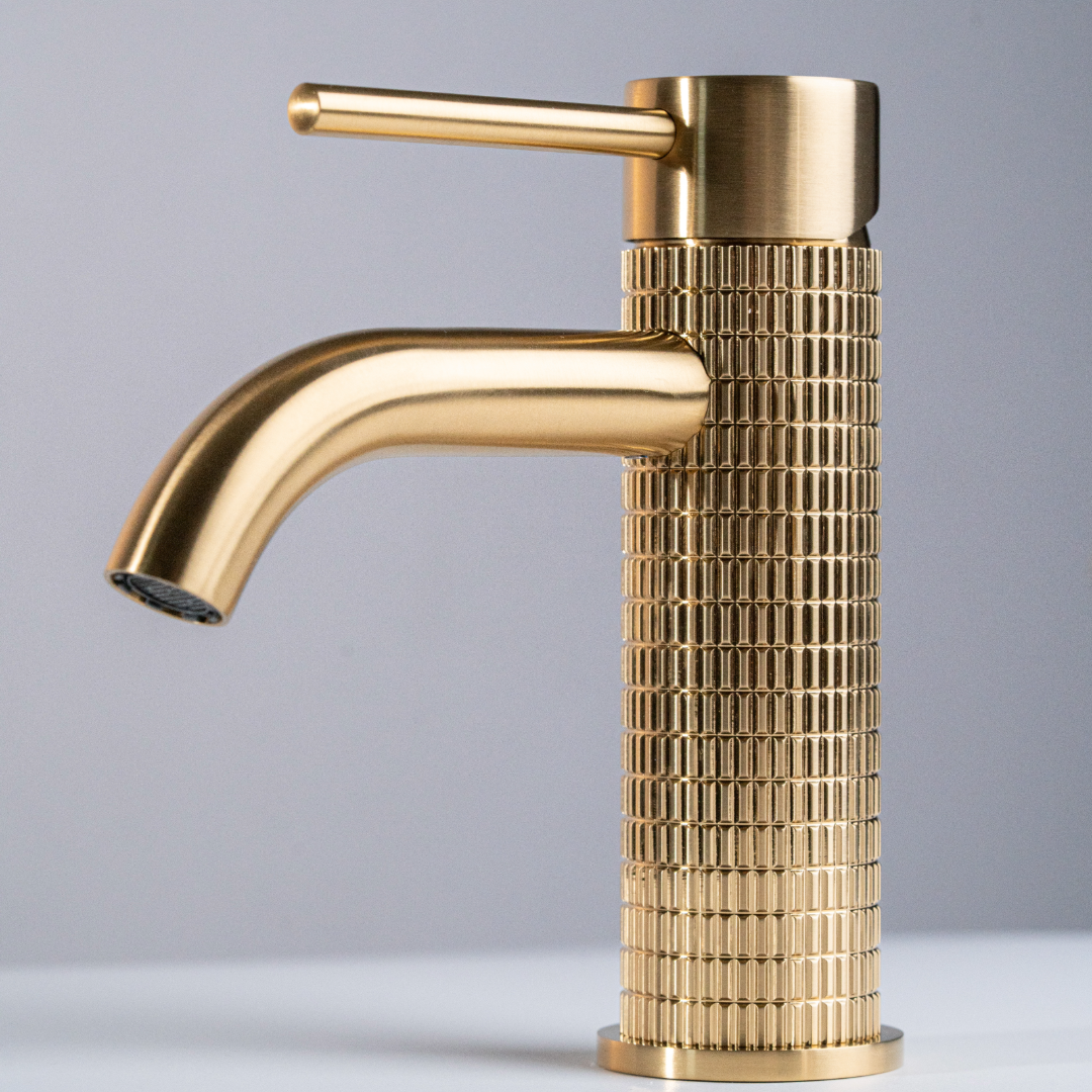 Waschtischarmatur VFG Premium gold - Medium ohne Ablaufventil