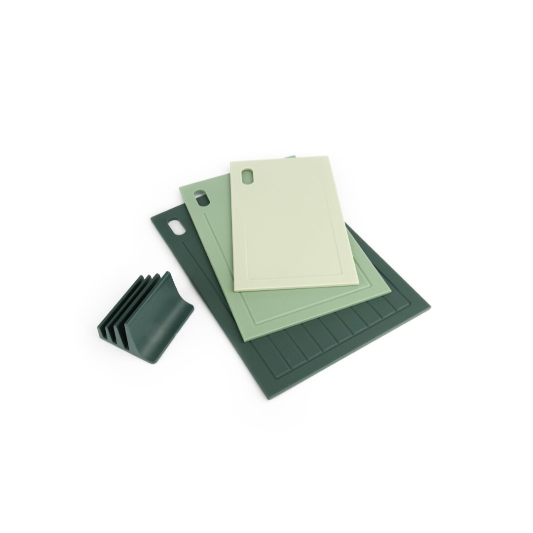 Schneidebrett Set mit Halterung Difference