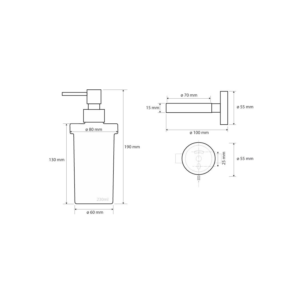 Seifenspender VFG NEO 230ml