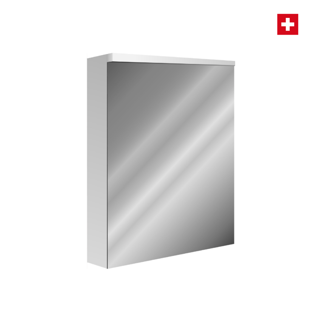 Spiegelschrank Sidler Xamo AP 50cm, LED Beleuchtung oben und unten, CH-Standard