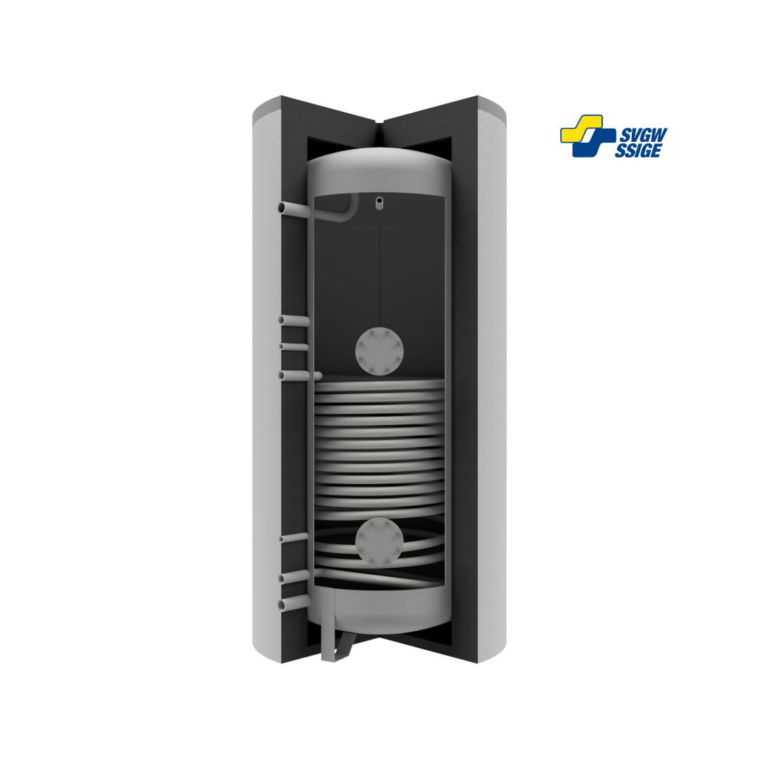 Warmwasserboiler EWS 300L mit kleinem Register, SVGW