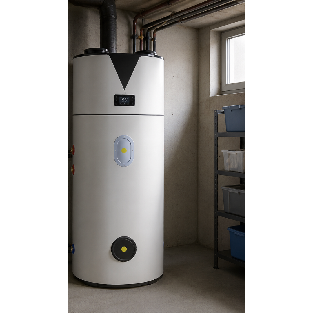 Wärmepumpenboiler Swiss-VFG GreenBoiler 300L, R290, extrem effizienter Warmwasserboiler mit Wärmepumpe