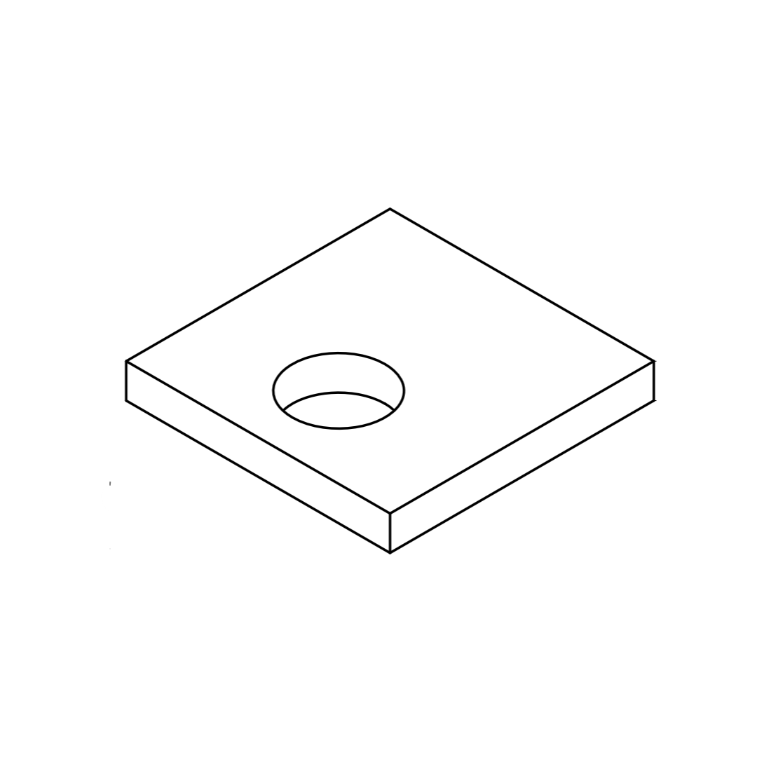 Duschwannenträger Schedel für Ideal Standard Flat S+, 80x80