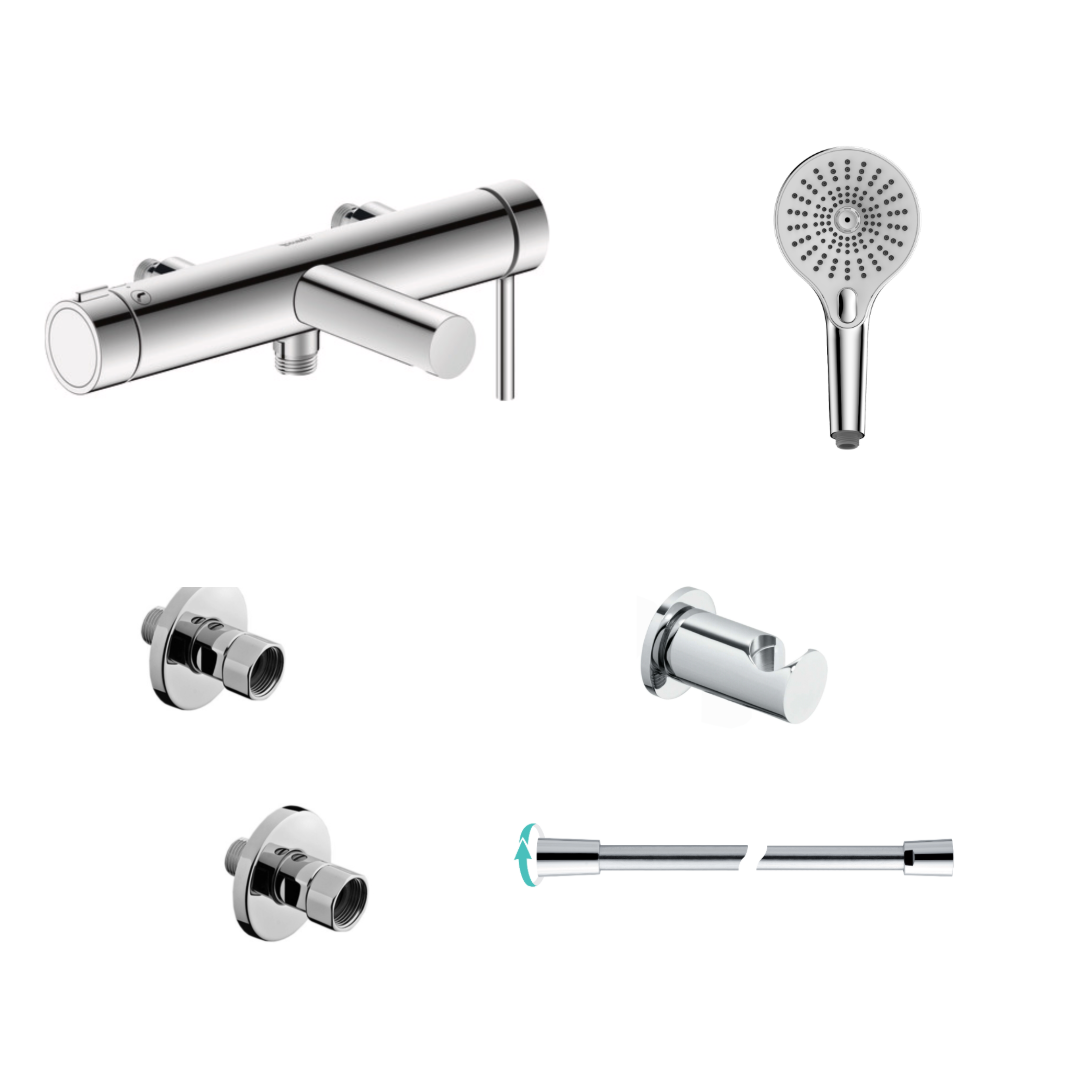 Badthermostat-Set Duravit Circle, CH-Standard