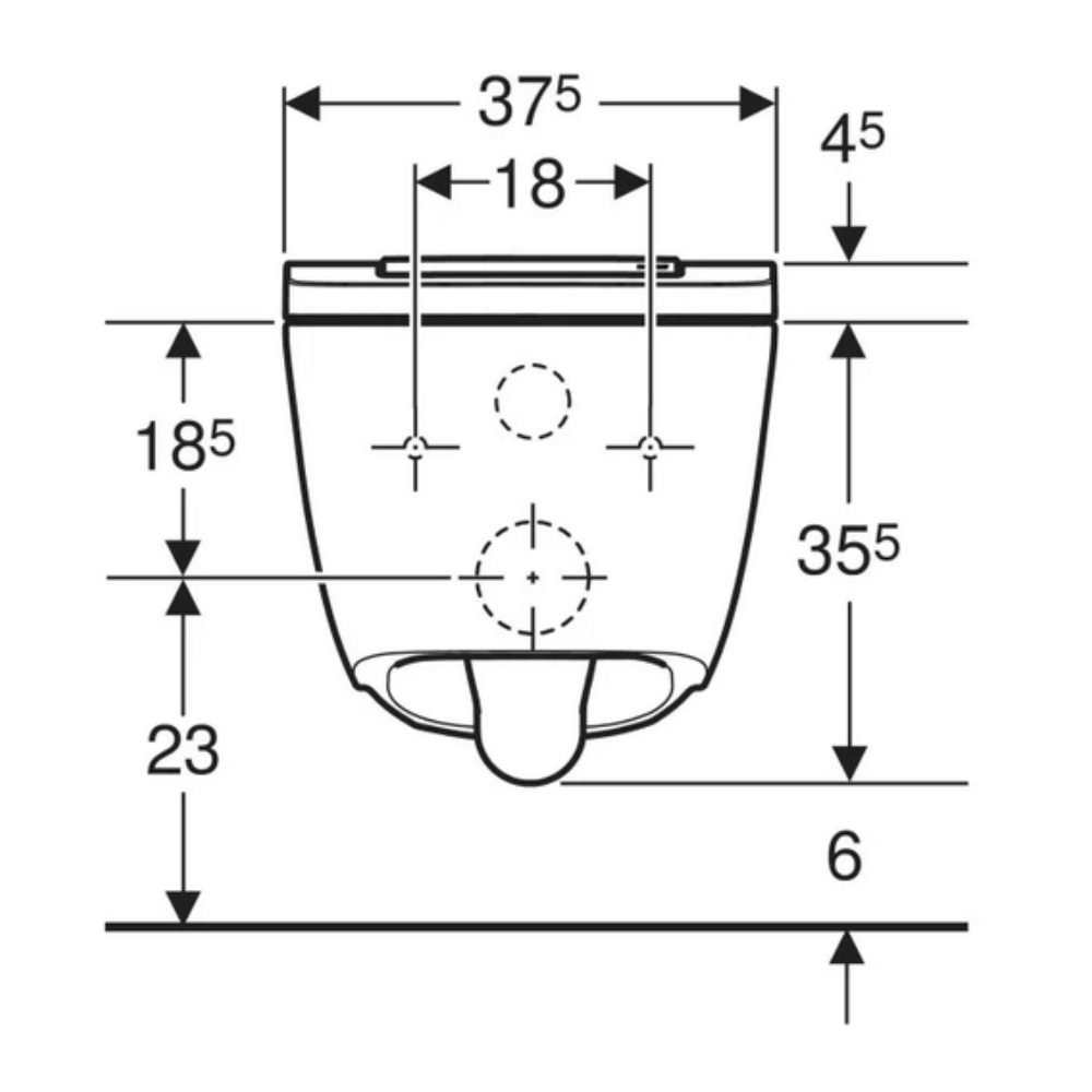 Dusch-WC Geberit AquaClean Sela, chrom