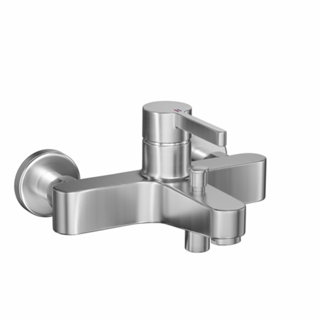 Miscelatore per vasca KWC BEVO, AD 153 / A 175 finitura acciaio inox