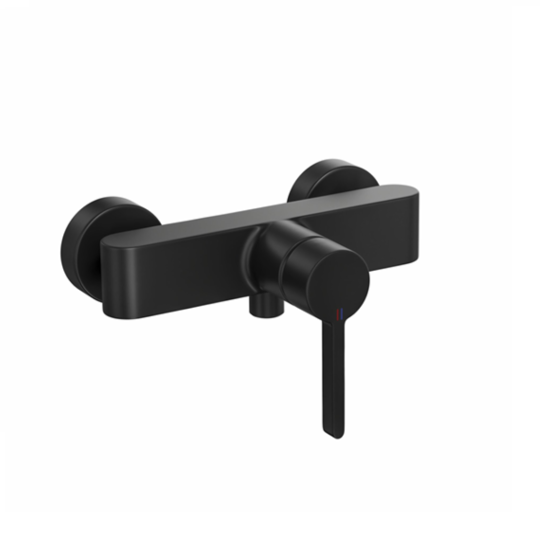 Mitigeur de douche KWC BEVO , AD 153 Mat noir CH-Standard