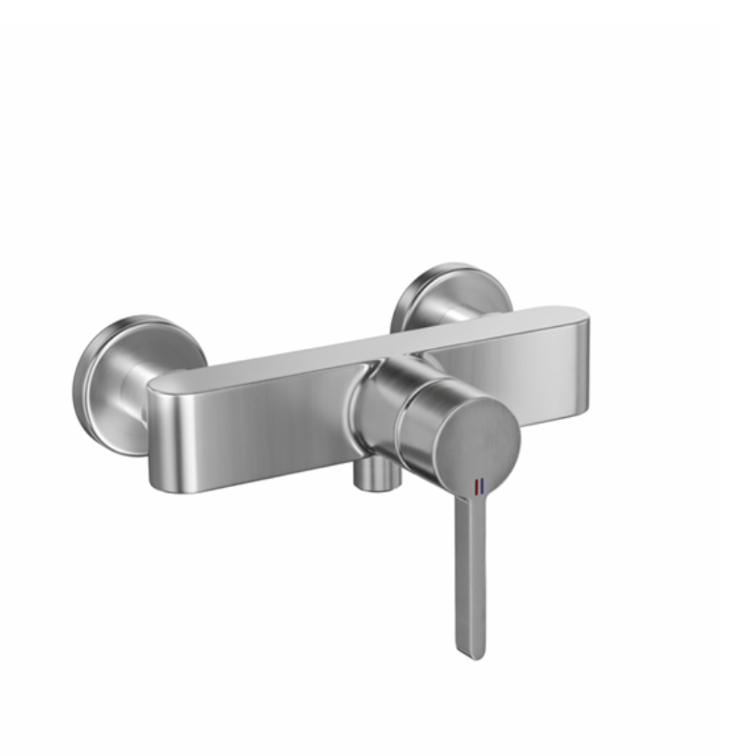 Duschenmischer KWC BEVO , AD 153 Edelstahl-finish