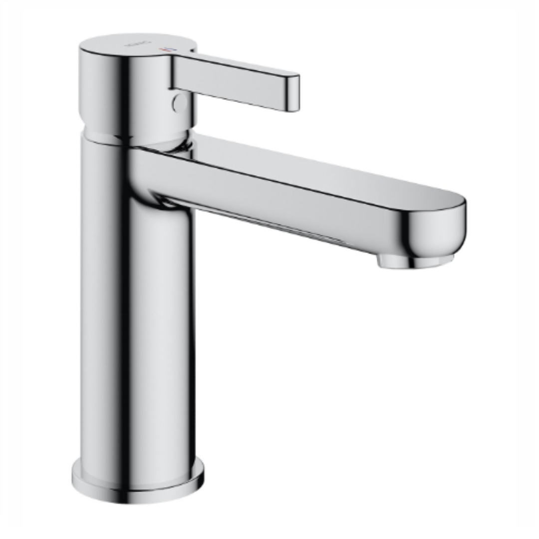 Waschtischmischer KWC FIT A 140 mit Ablaufgarnitur / Chrom