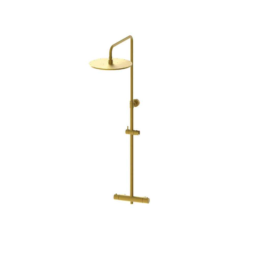 Duschsystem VFG Pure, AD153, Gold gebürstet
