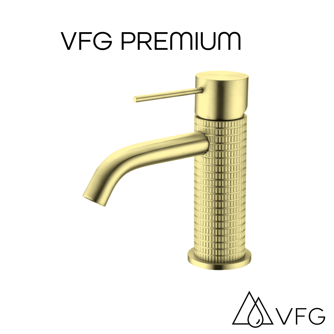 Waschtischarmatur VFG Premium gold - Medium ohne Ablaufventil