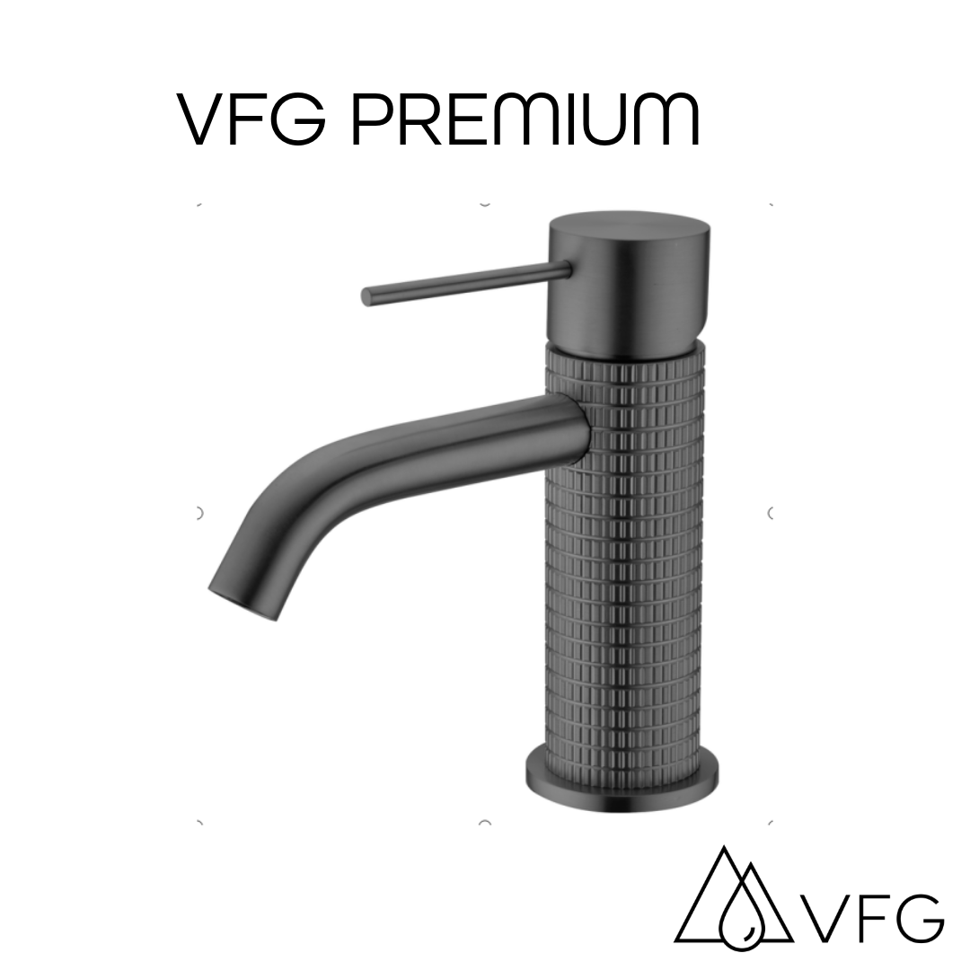 Waschtischarmatur VFG Premium schwarz - Medium ohne Ablaufventil