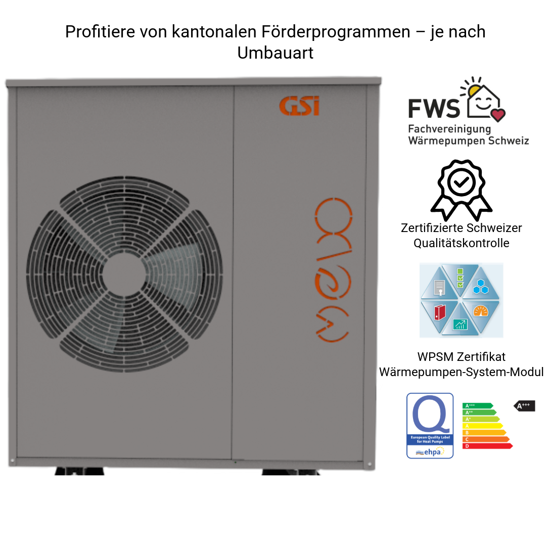 Wärmepumpe TP Aura 116, Wärmeleistung 17.1kW - Swiss VFG Schweiz