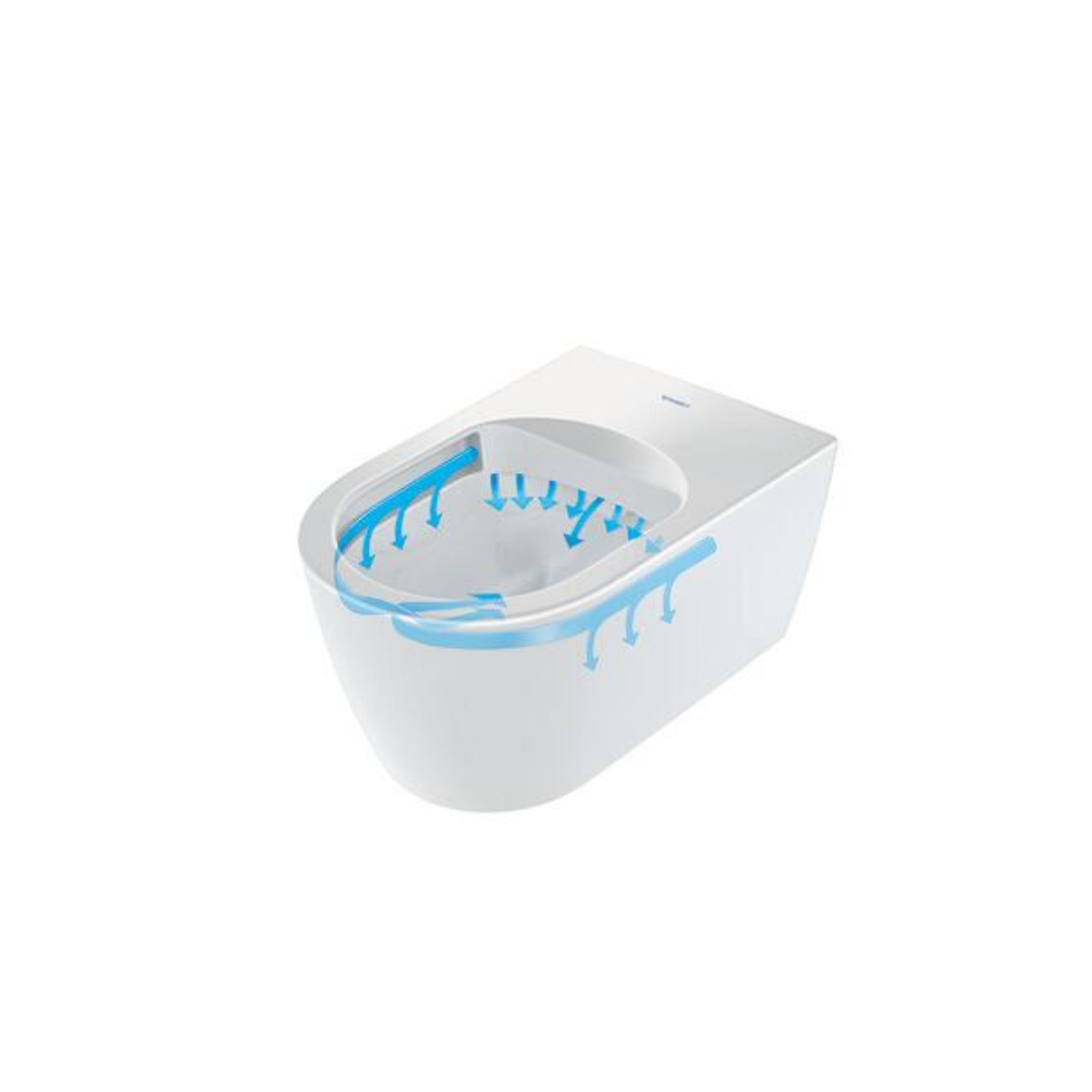 Set per WC sospeso, Geberit Acanto con sciacquone Turboflush