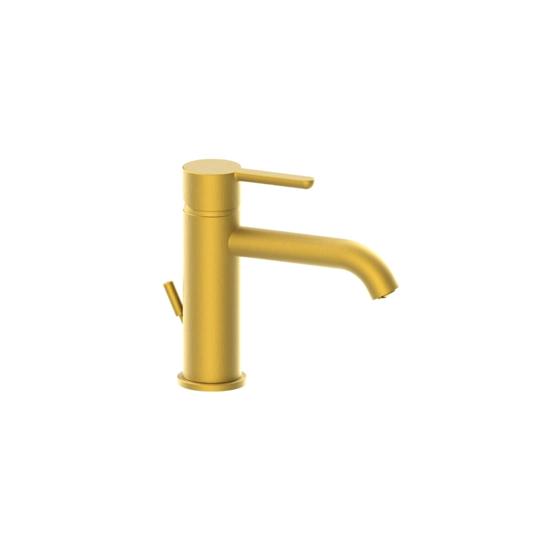 Waschtischarmatur VFG Prestige gold - Medium mit Ablaufventil, CH-Standard