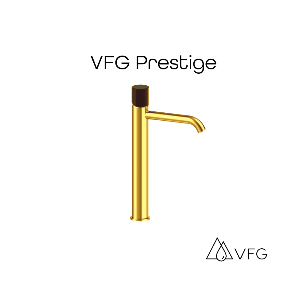 Waschtischmischer VFG Prestige hoch gold design