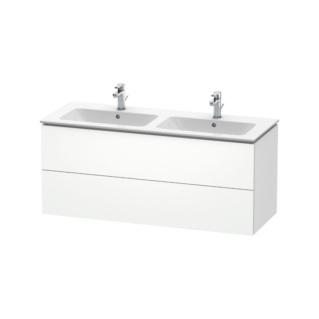 Waschtischunterbau L-Cube wandhängend 129x48.1 cm