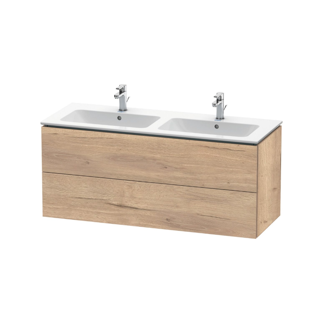 Waschtischunterbau L-Cube wandhängend 129x48.1 cm