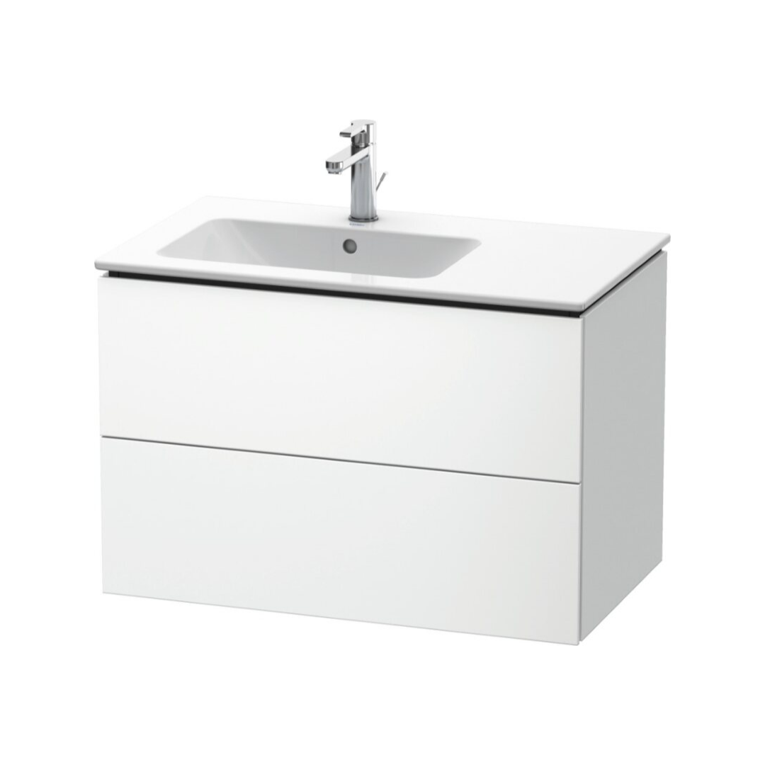 Waschtischunterbau L-Cube wandhängend Asymmetrisch 82x48.1 cm