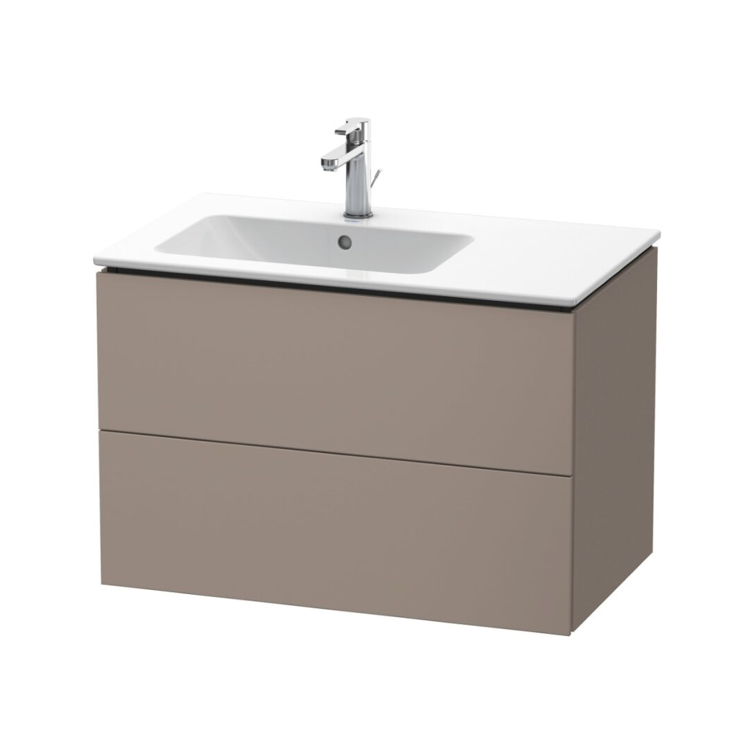 Waschtischunterbau L-Cube wandhängend Asymmetrisch 82x48.1 cm