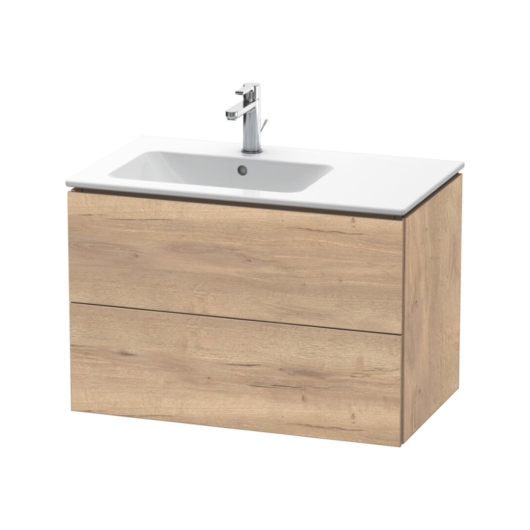 Waschtischunterbau L-Cube wandhängend Asymmetrisch 82x48.1 cm