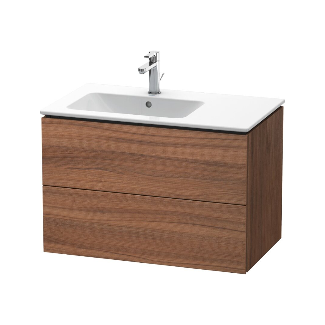 Waschtischunterbau L-Cube wandhängend Asymmetrisch 82x48.1 cm