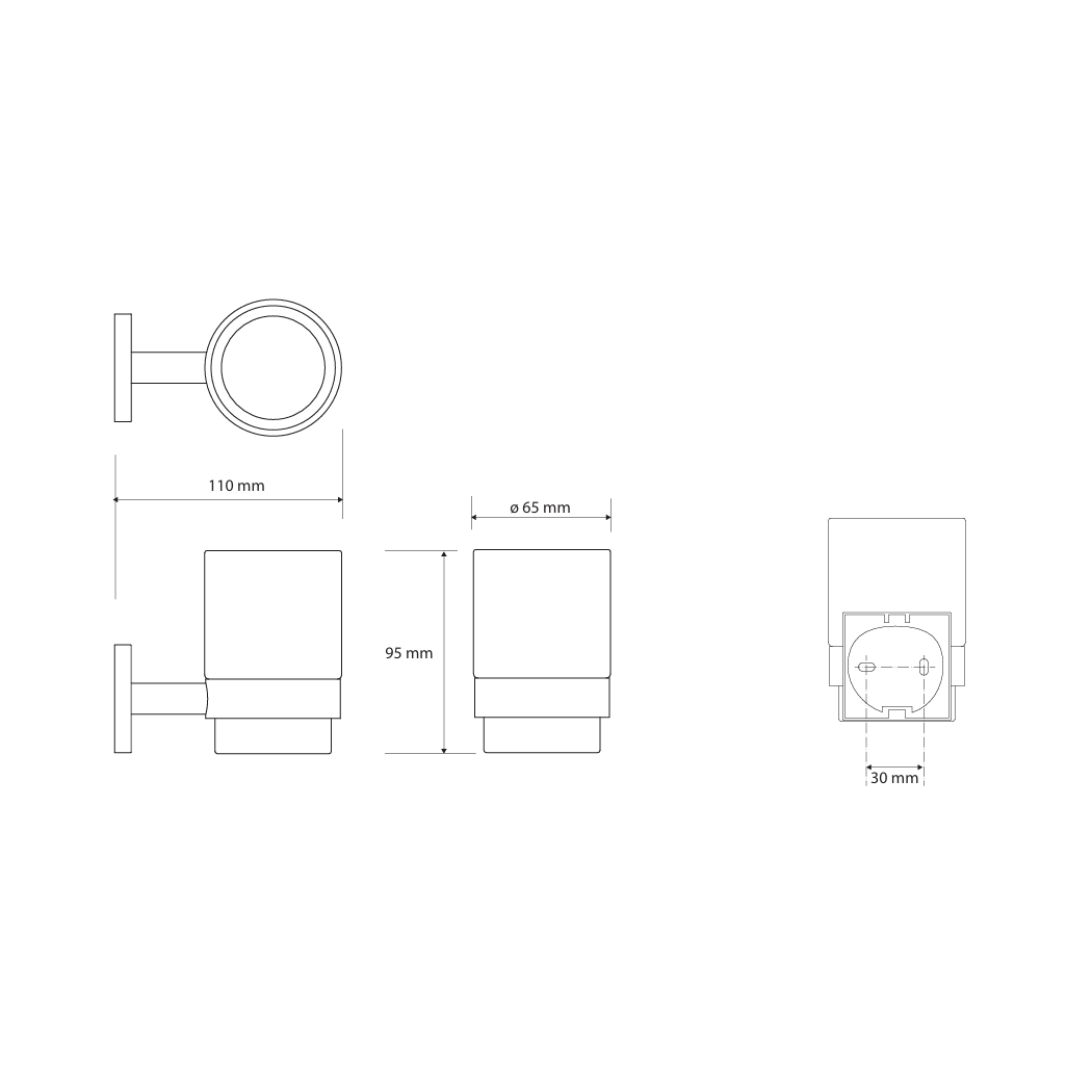 Distributeur de savon en verre, verre inclus