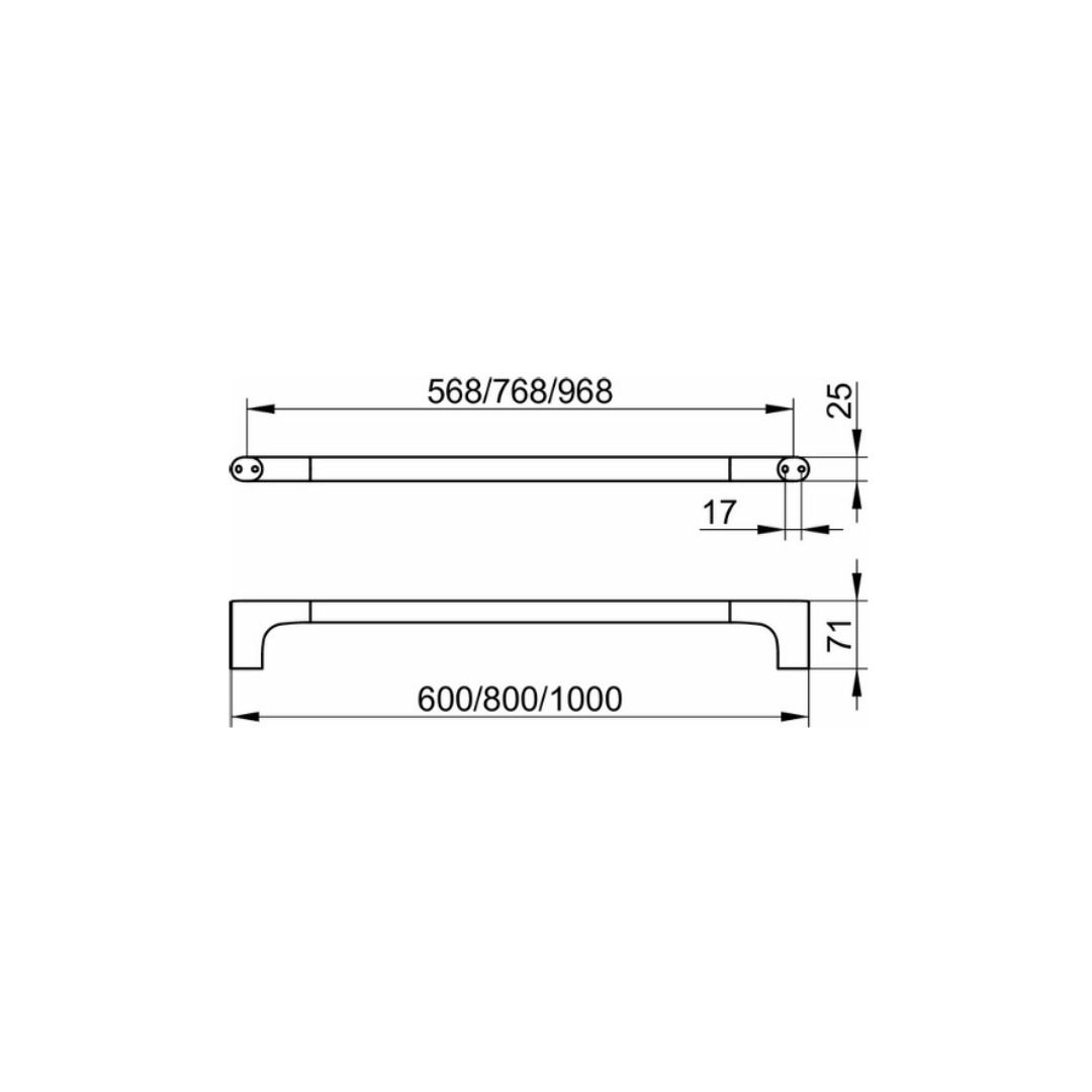 Badetuchhalter Keuco Edition 400 / Breite 600mm