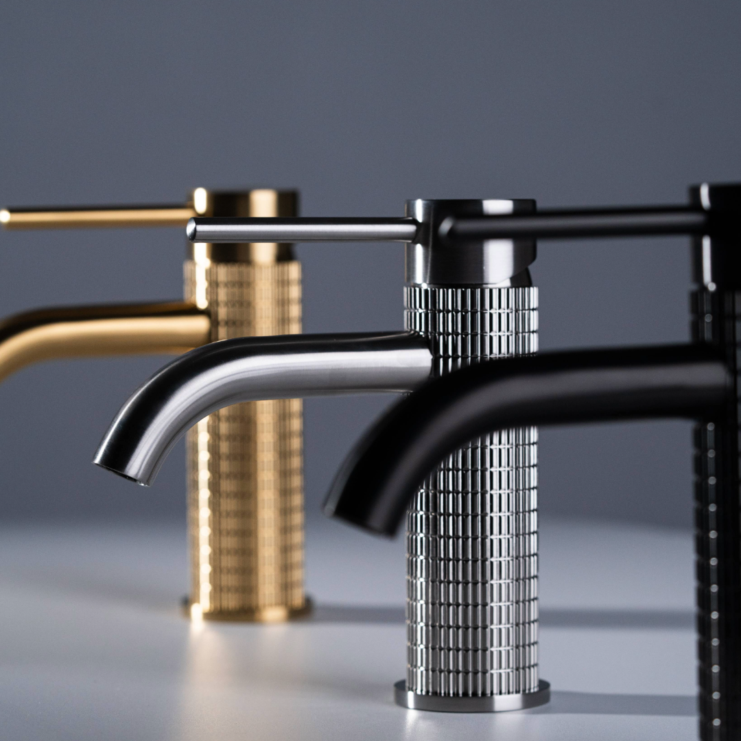 Mitigeur de lavabo VFG Premium en acier inoxydable - Medium sans vidage