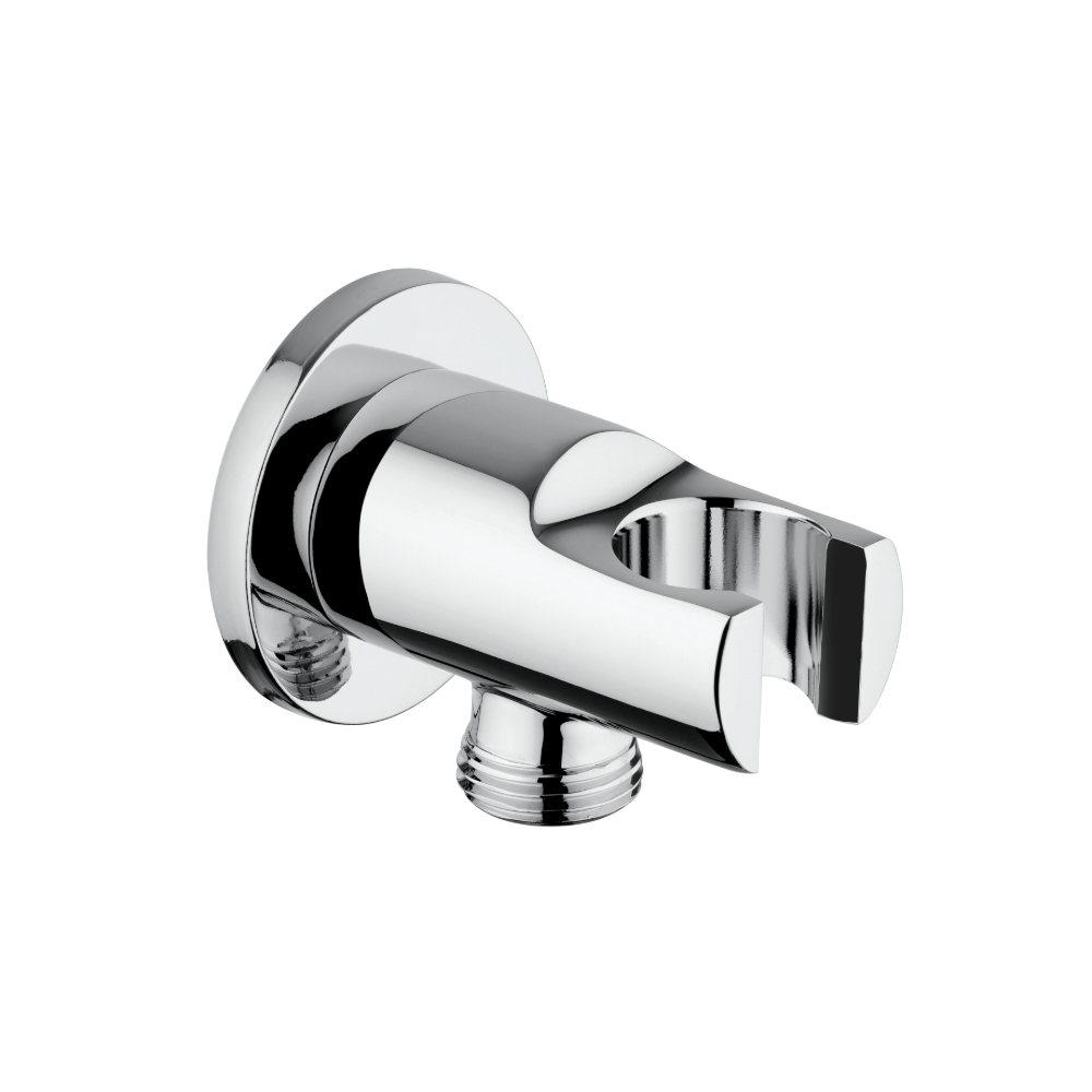 Brausehalter mit Ablauf VFG, rund - swiss vfg - ch