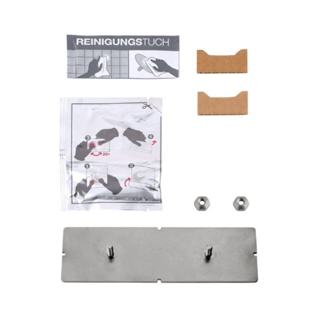 Klebe - Set zu Duschkorb Abzieher - swiss vfg - ch