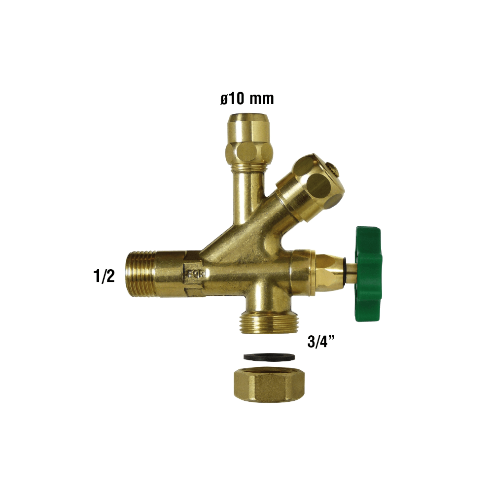 Waschmaschinenventil; roh poliert - swiss vfg - ch