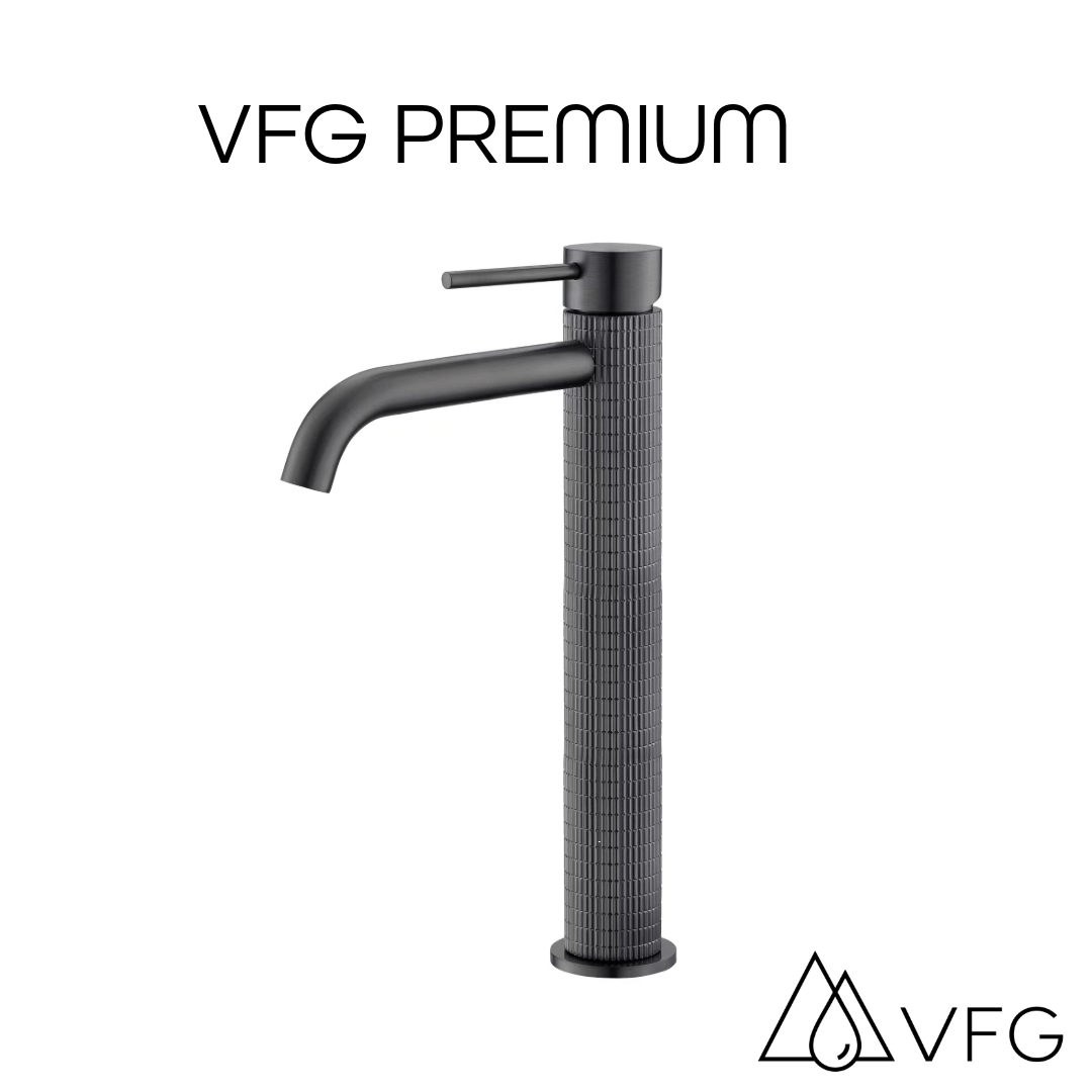 Waschtischarmatur VFG Premium schwarz hoch - Medium ohne Ablaufventil - swiss vfg - ch